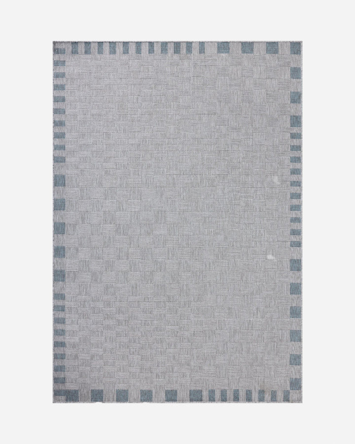 TOPANGA Siver / Blue - Maison Olive - Tapis