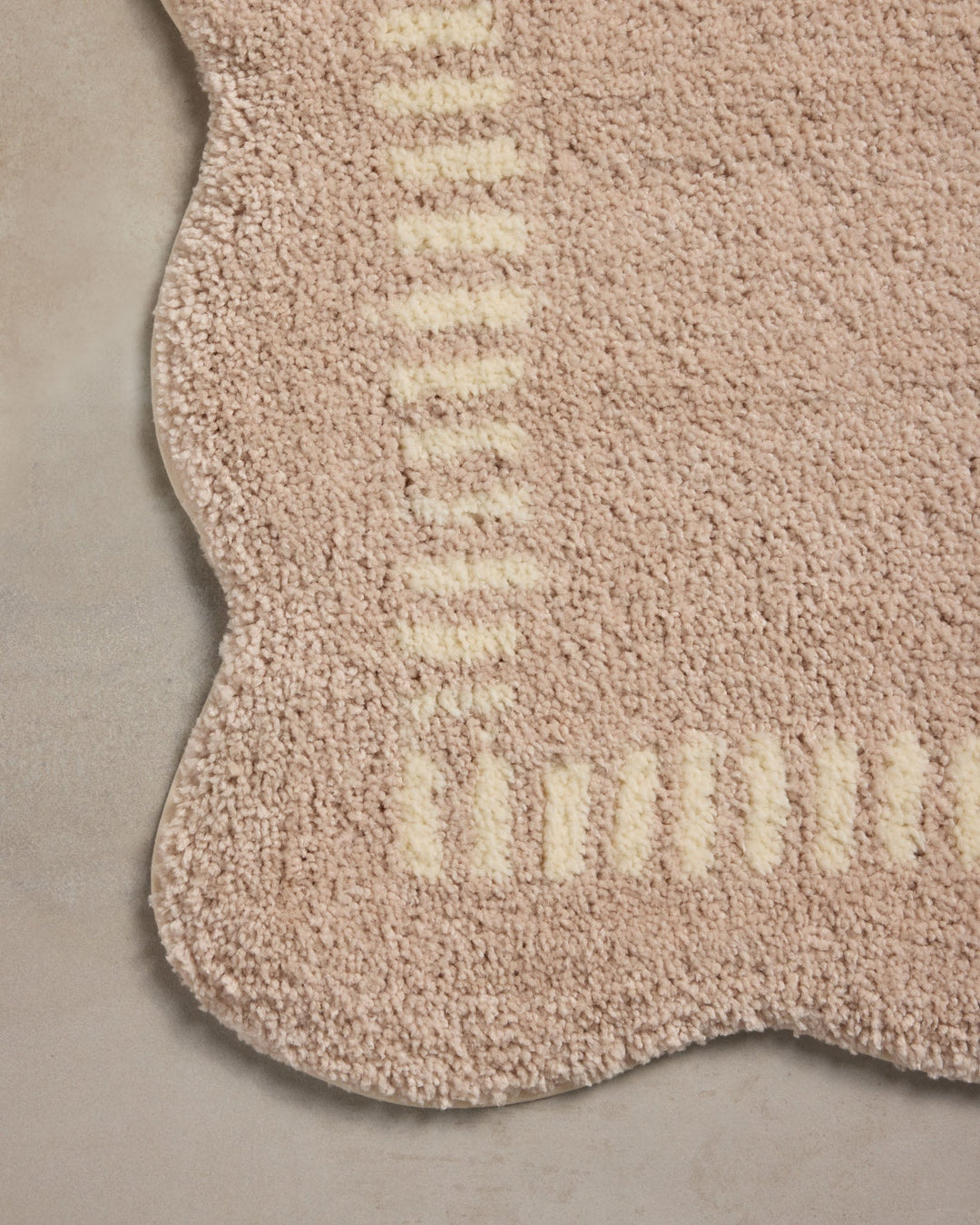 Tapis de bain Valerie — Blush / Ivory