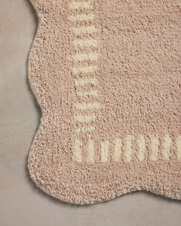 Tapis de bain Valerie — Blush / Ivory
