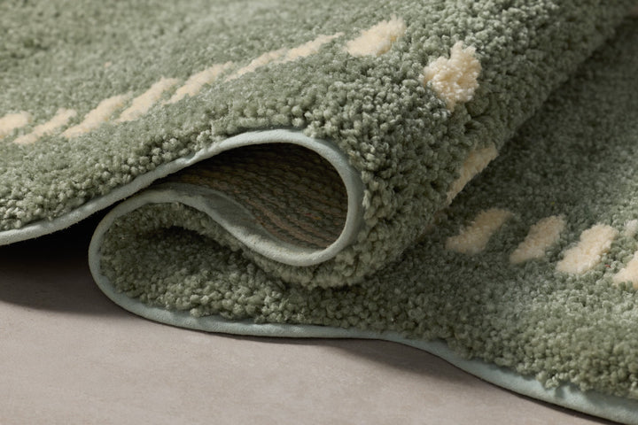 Tapis de bain Valerie — Lagoon / Ivory