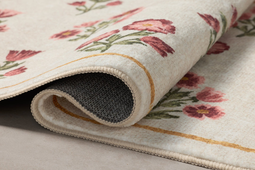 Tapis de bain Clove Ivory / Rose