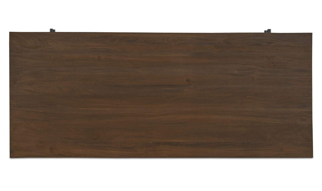 WINDSOR dark brown desktop viewed from above