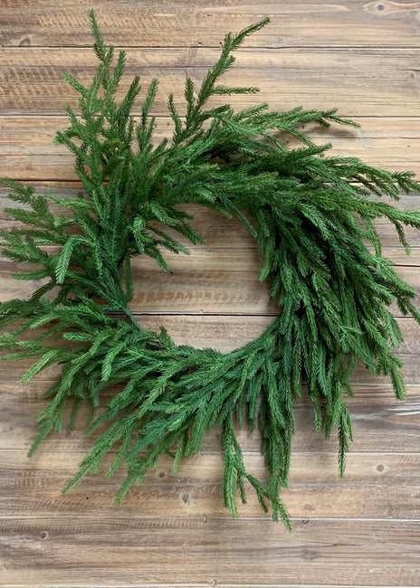 Norfolk Pine Wreath 24''