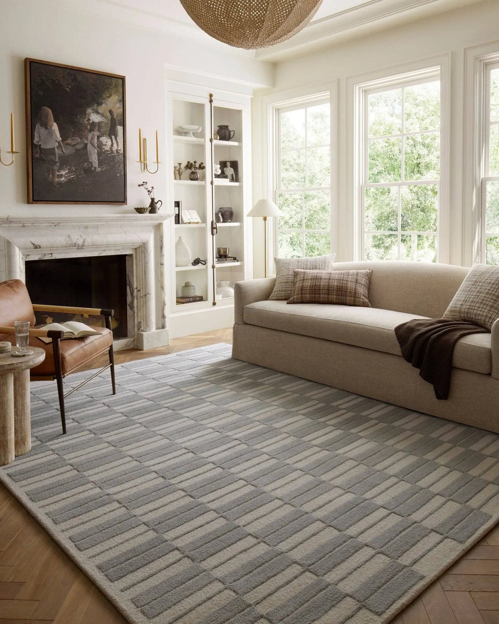 BRADLEY Ivory / Grey - Maison Olive - Tapis