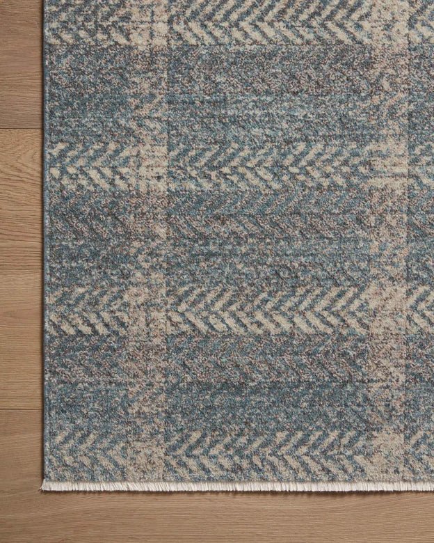 EMBER Blue/Beige - Maison Olive - Tapis