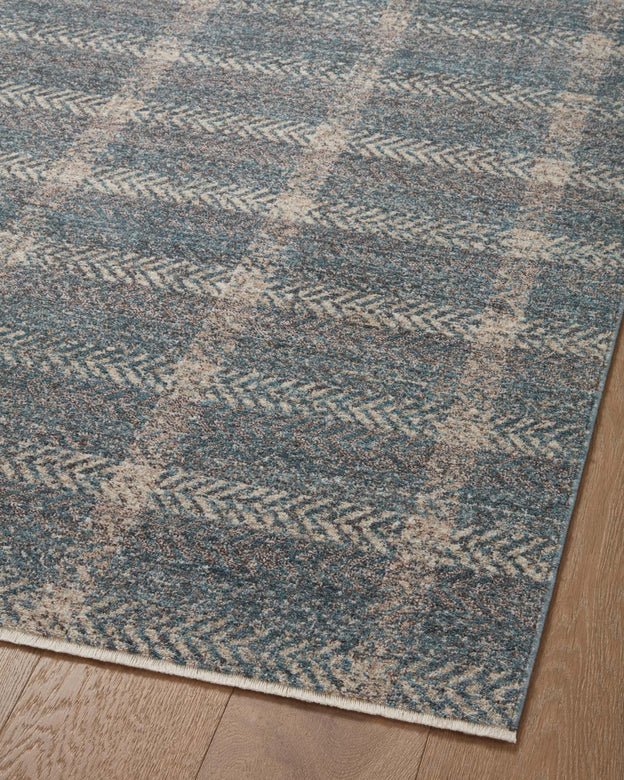 EMBER Blue/Beige - Maison Olive - Tapis