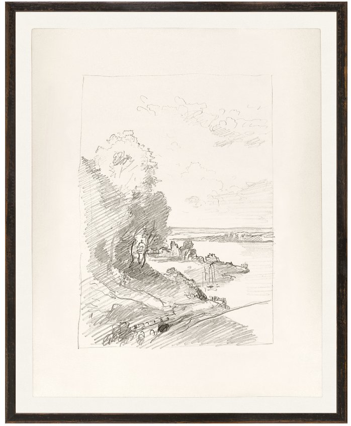 FOLIO STUDY – HARBOR TOWN II, C. 1878 - Maison Olive - Tableaux et Cadres