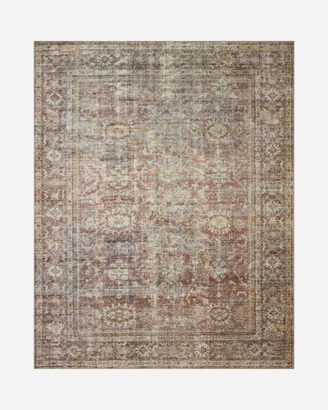 GEORGIE Bordeaux / Antique - Maison Olive - Tapis