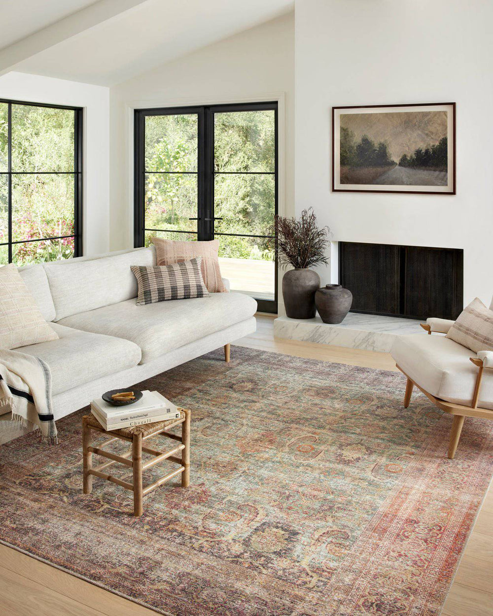 GEORGIE Tapis Jade / Sunset - Maison Olive - Tapis