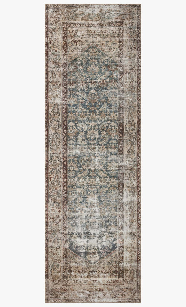 GEORGIE Tapis Teal / Antique - Maison Olive - Tapis