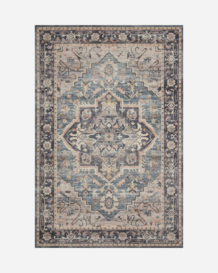 HATHAWAY Navy / Multi - Maison Olive - Tapis