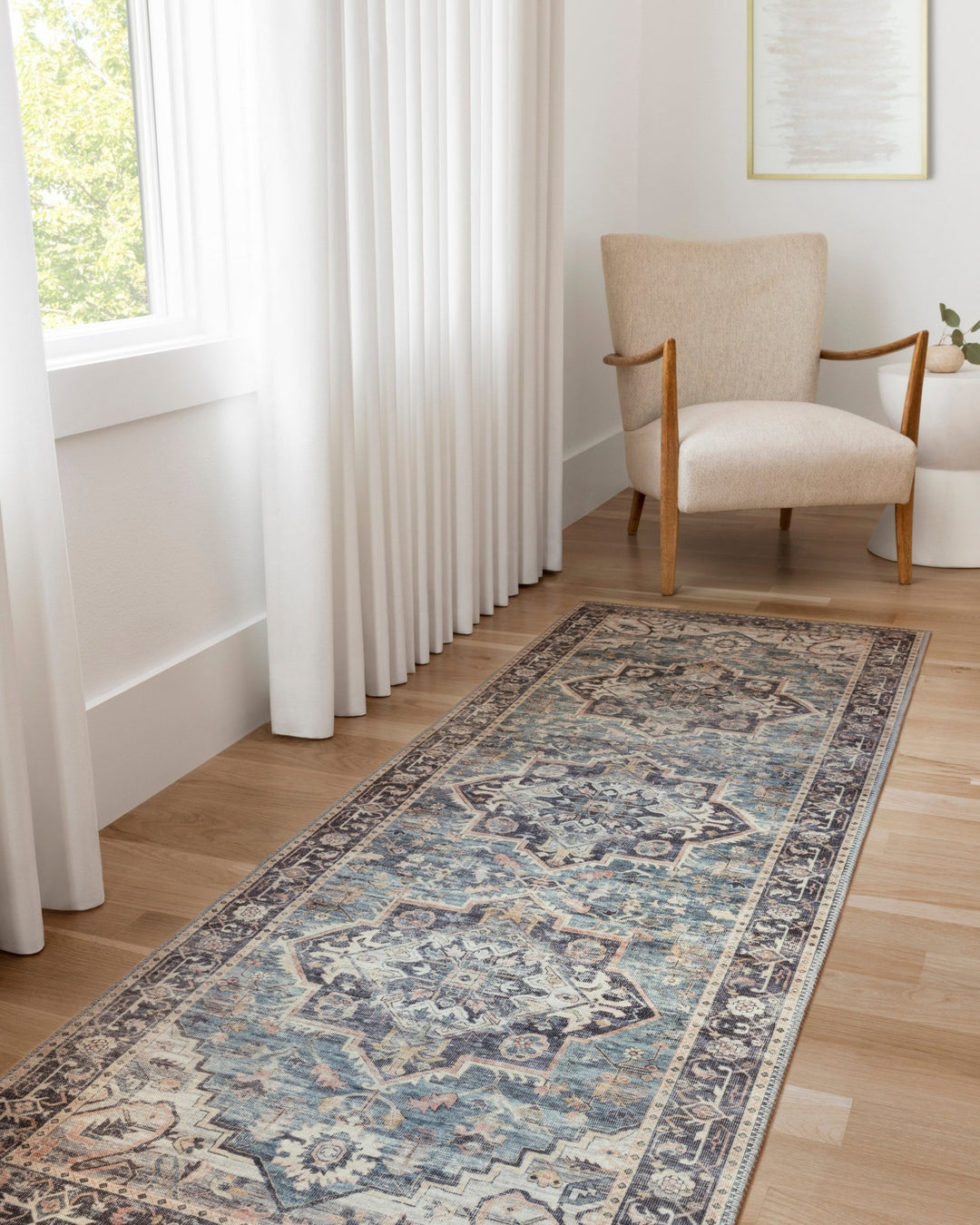 HATHAWAY Navy / Multi - Maison Olive - Tapis