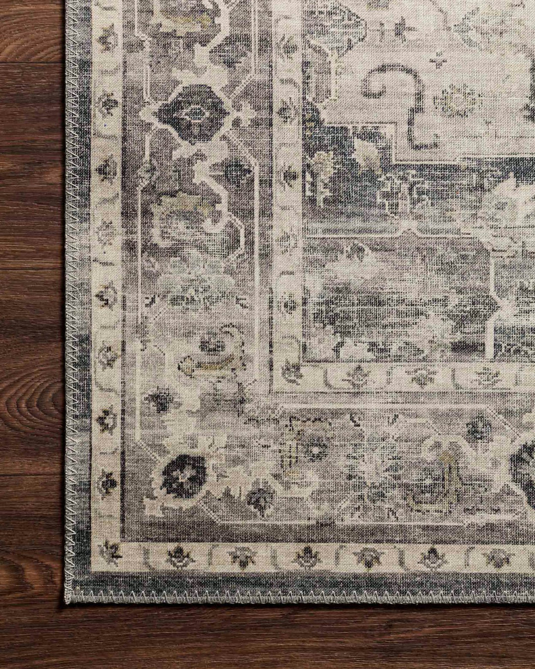 HATHAWAY Steel / Ivory Rug - Maison Olive - Tapis