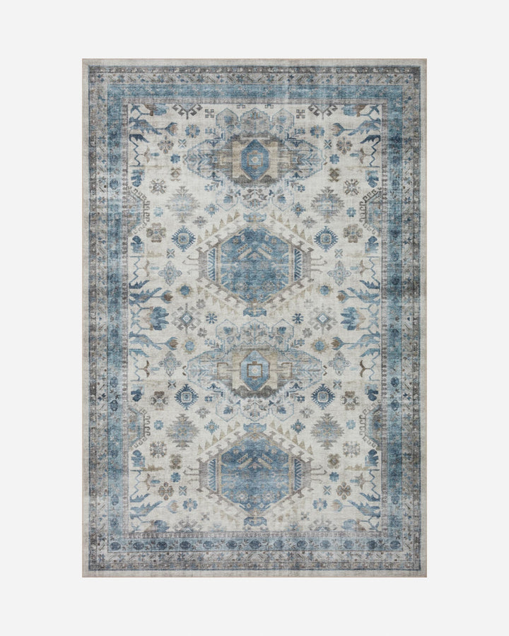 HEIDI Ivory / Ocean - Maison Olive - Tapis