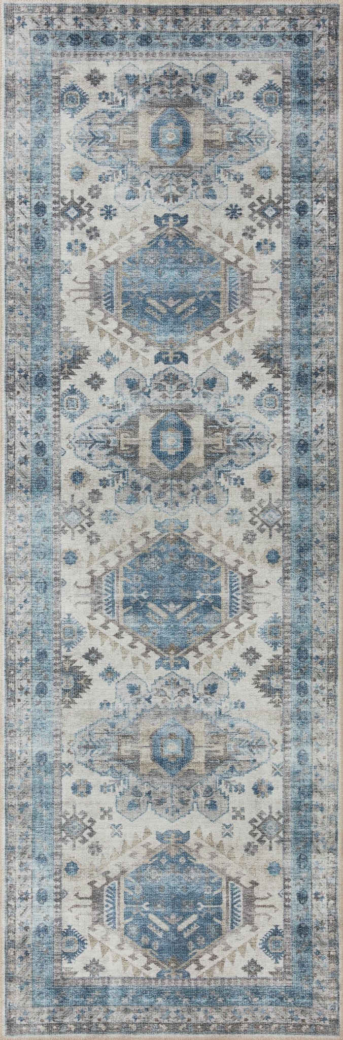 HEIDI Ivory / Ocean - Maison Olive - Tapis