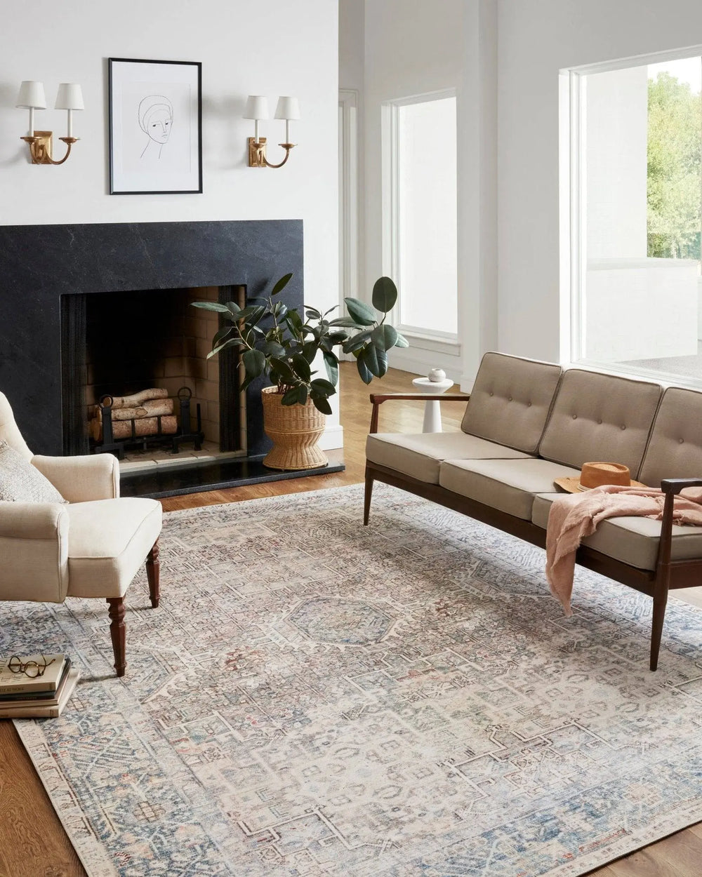JULES Natural / Ocean - Maison Olive - Tapis
