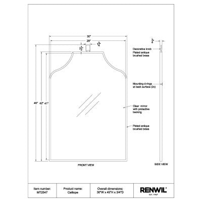 KALIENTE Miroir - Maison Olive - Miroirs