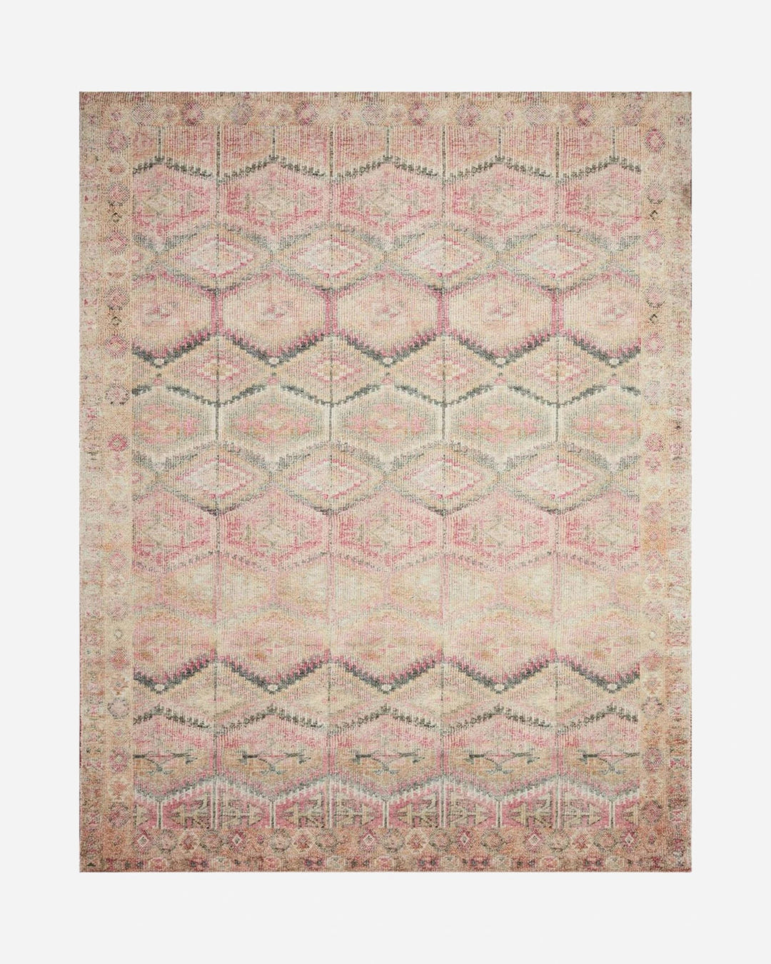 LAYLA Pink / Lagoon - Maison Olive - Tapis