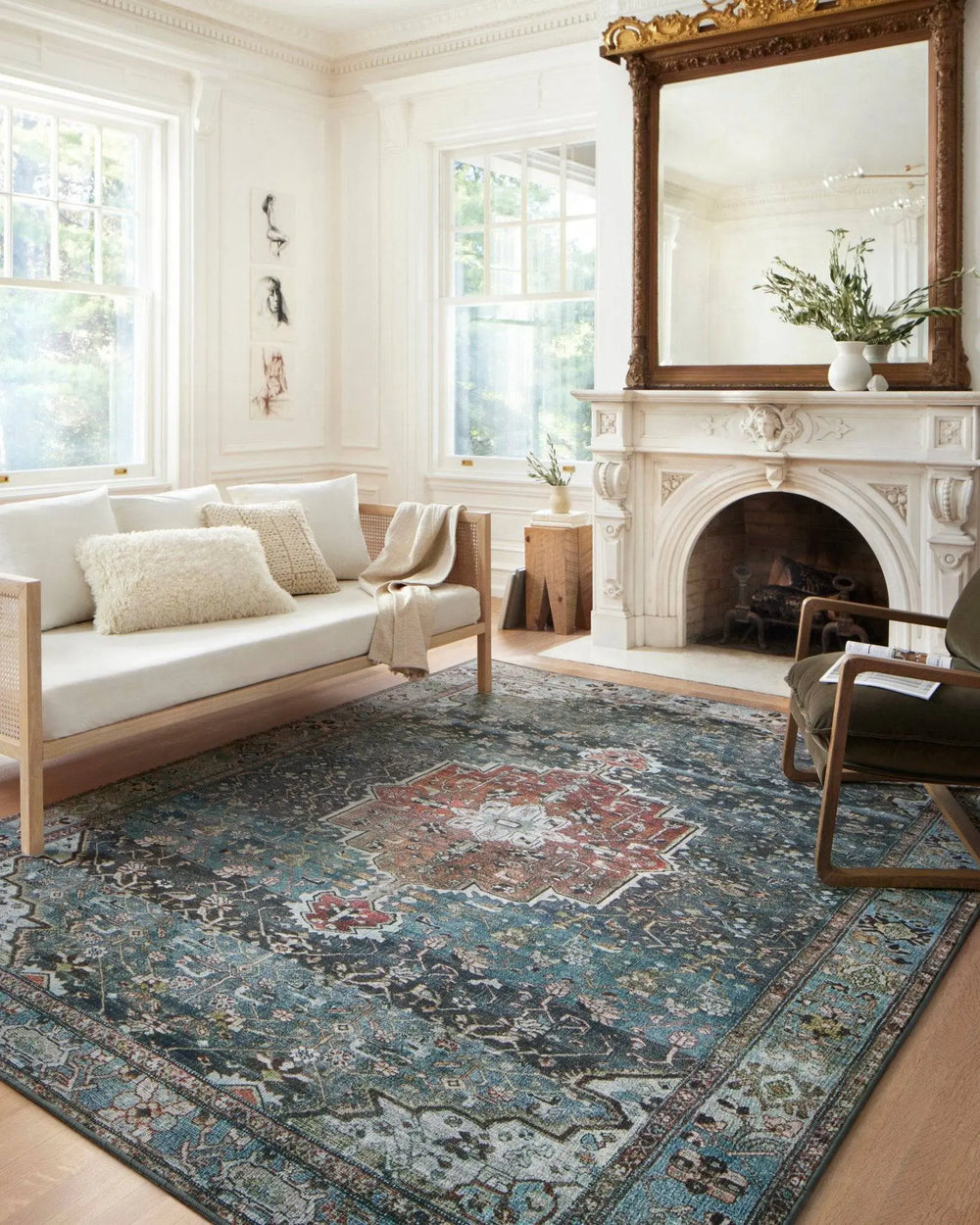 MARGOT Ocean / Brick - Maison Olive - Tapis