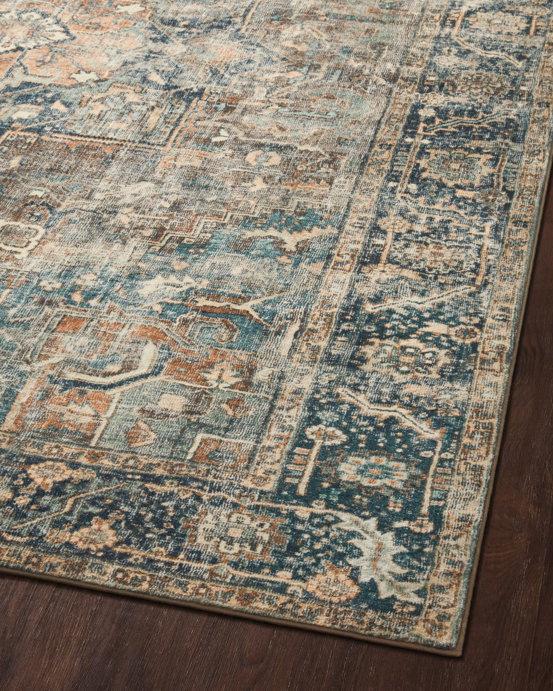 MARGOT Terracotta / Lagoon - Maison Olive - Tapis