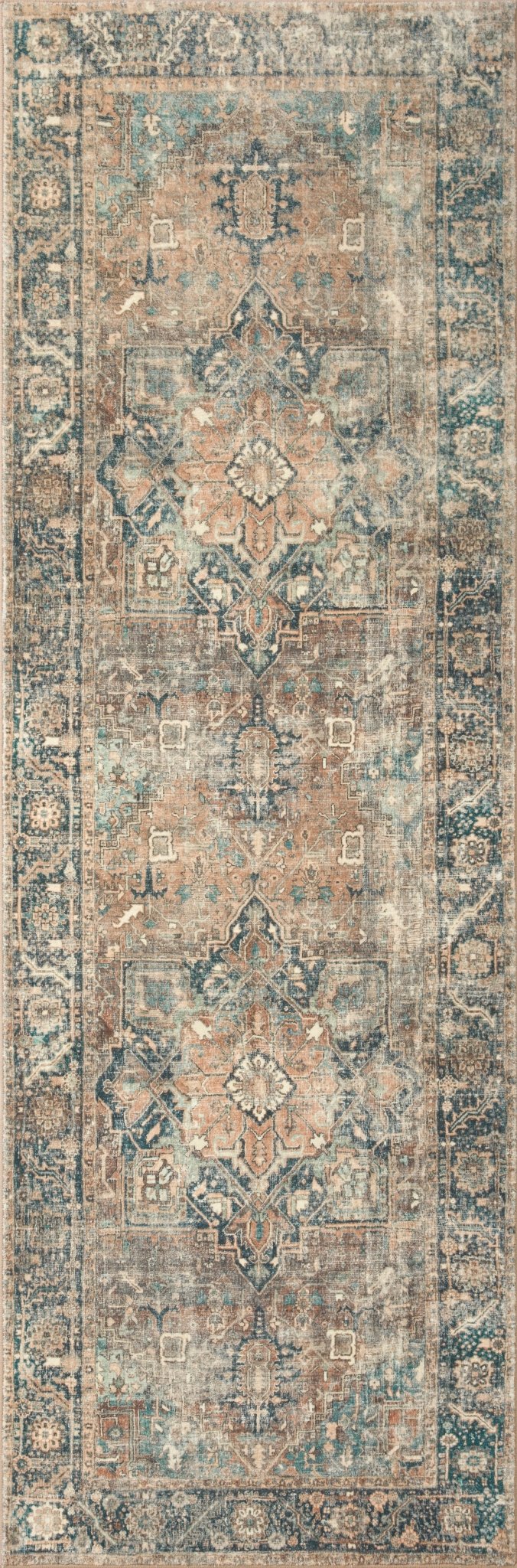 MARGOT Terracotta / Lagoon - Maison Olive - Tapis