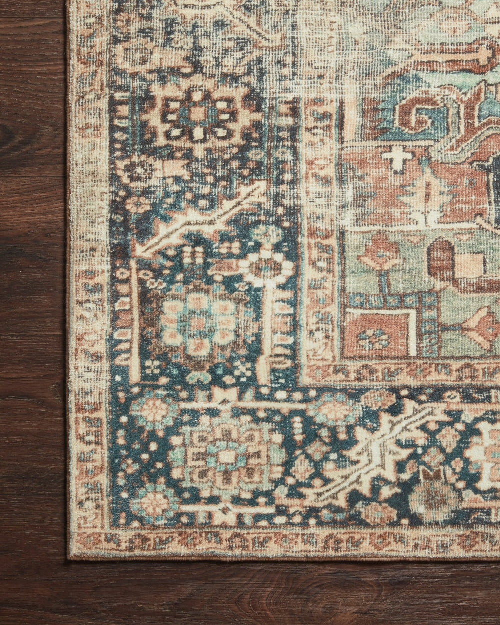 MARGOT Terracotta / Lagoon - Maison Olive - Tapis