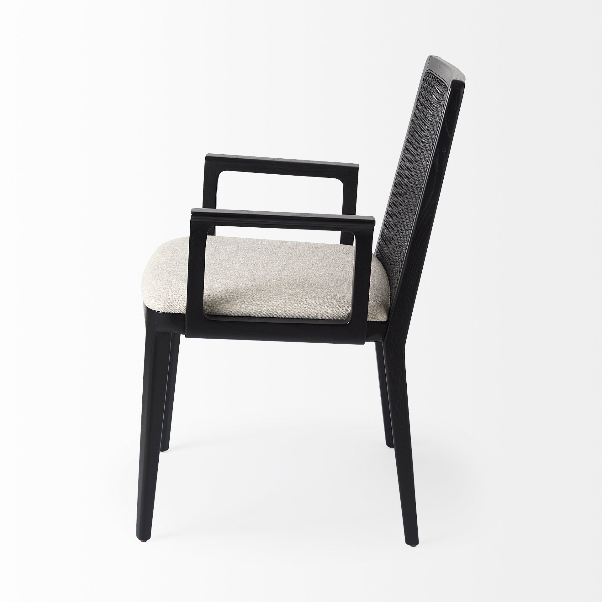 MORIGA Chaise de cuisine - Noir - Maison Olive - Chaises de cuisine et de salle à manger