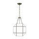 Antique Brushed Nickel with Smooth White