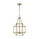 Satin Brass with Clear