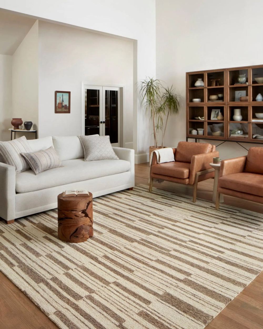 POLLY Beige / Tobacco - Maison Olive - Tapis
