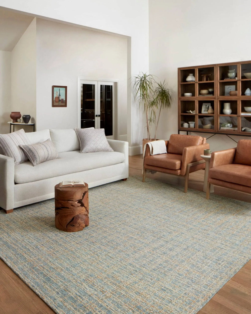 POLLY Blue / Sand - Maison Olive - Tapis