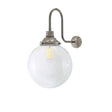 RIAD Clear Globe 9.8" Wall Sconce
