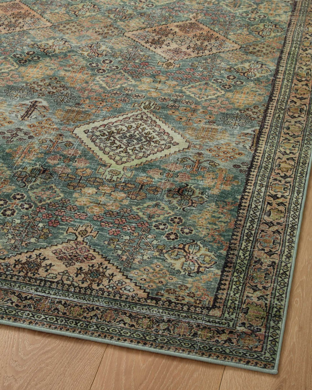 SINCLAIR Mh Turquoise/Multi - Maison Olive - Tapis