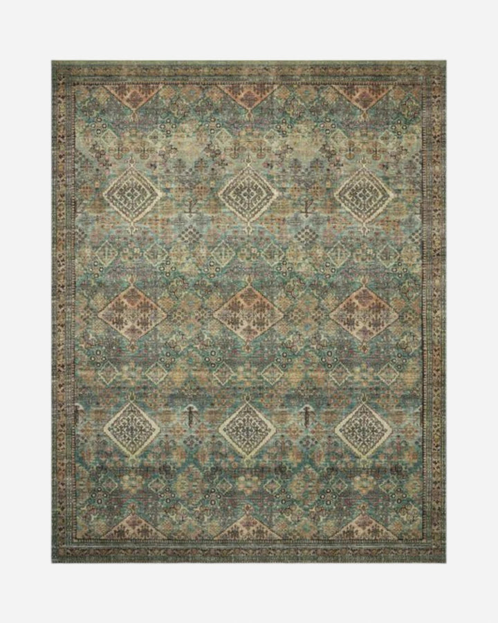 SINCLAIR Turquoise / Multi - Maison Olive - Tapis