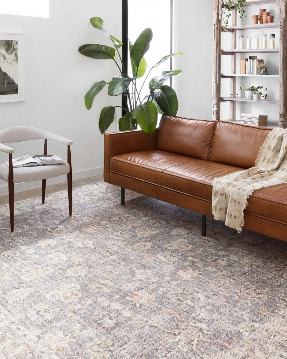 SKYE Grey / Apricot - Maison Olive - Tapis