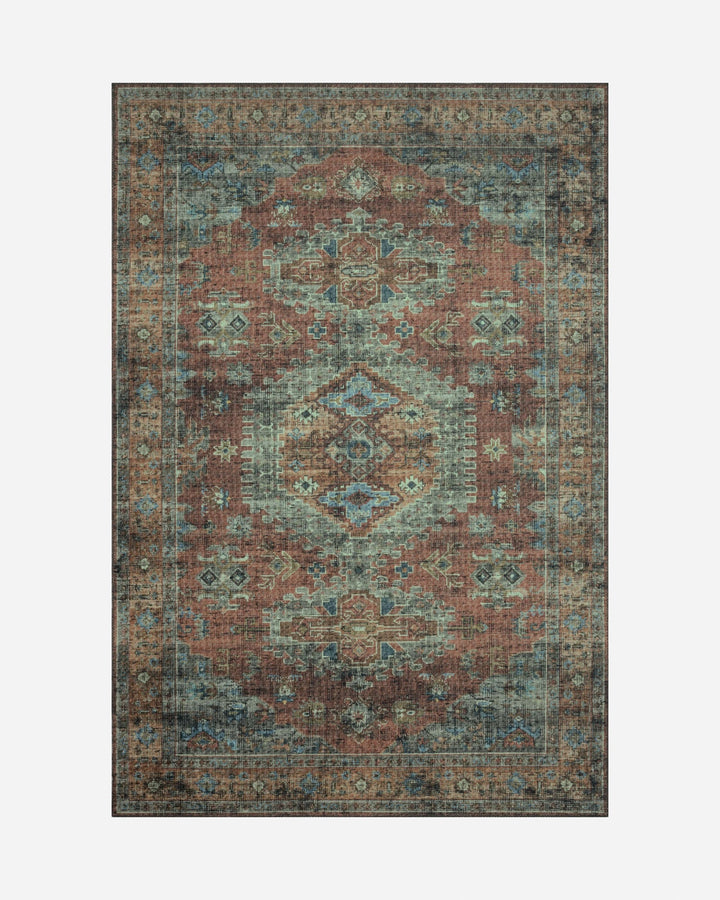 SKYE Terracotta / Sky - Maison Olive - Tapis