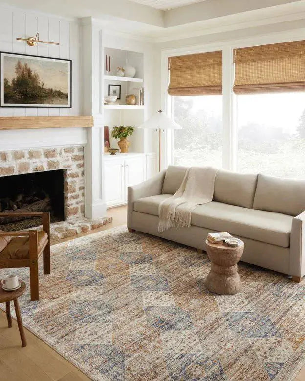 SORRENTO Ivory/Multi - Maison Olive - Tapis