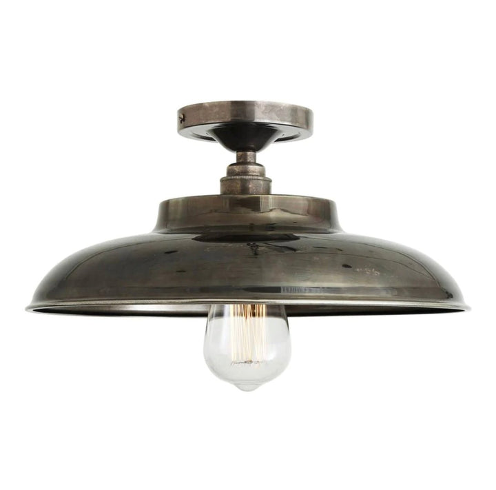 Telal Industrial Factory Flush Ceiling Light - Maison Olive -