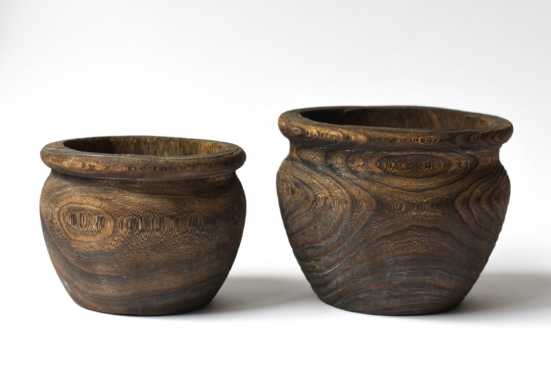 WENDY Pot En Bois - Maison Olive - Vases