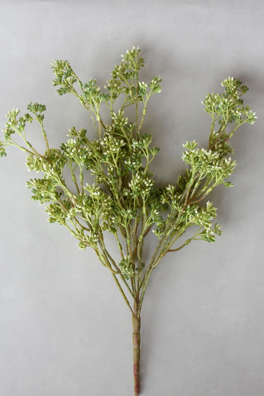 WHITE SEEDED EUCALYPTUS BUSH - Maison Olive - Fleurs artificielles