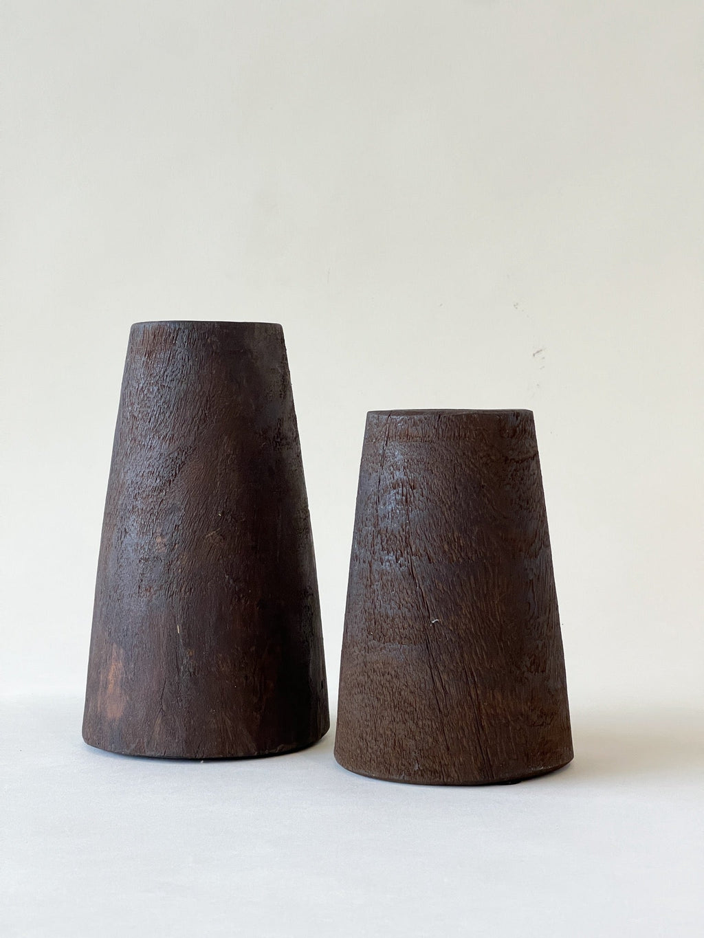 WOLLY Vase en bois - Maison Olive - Vases