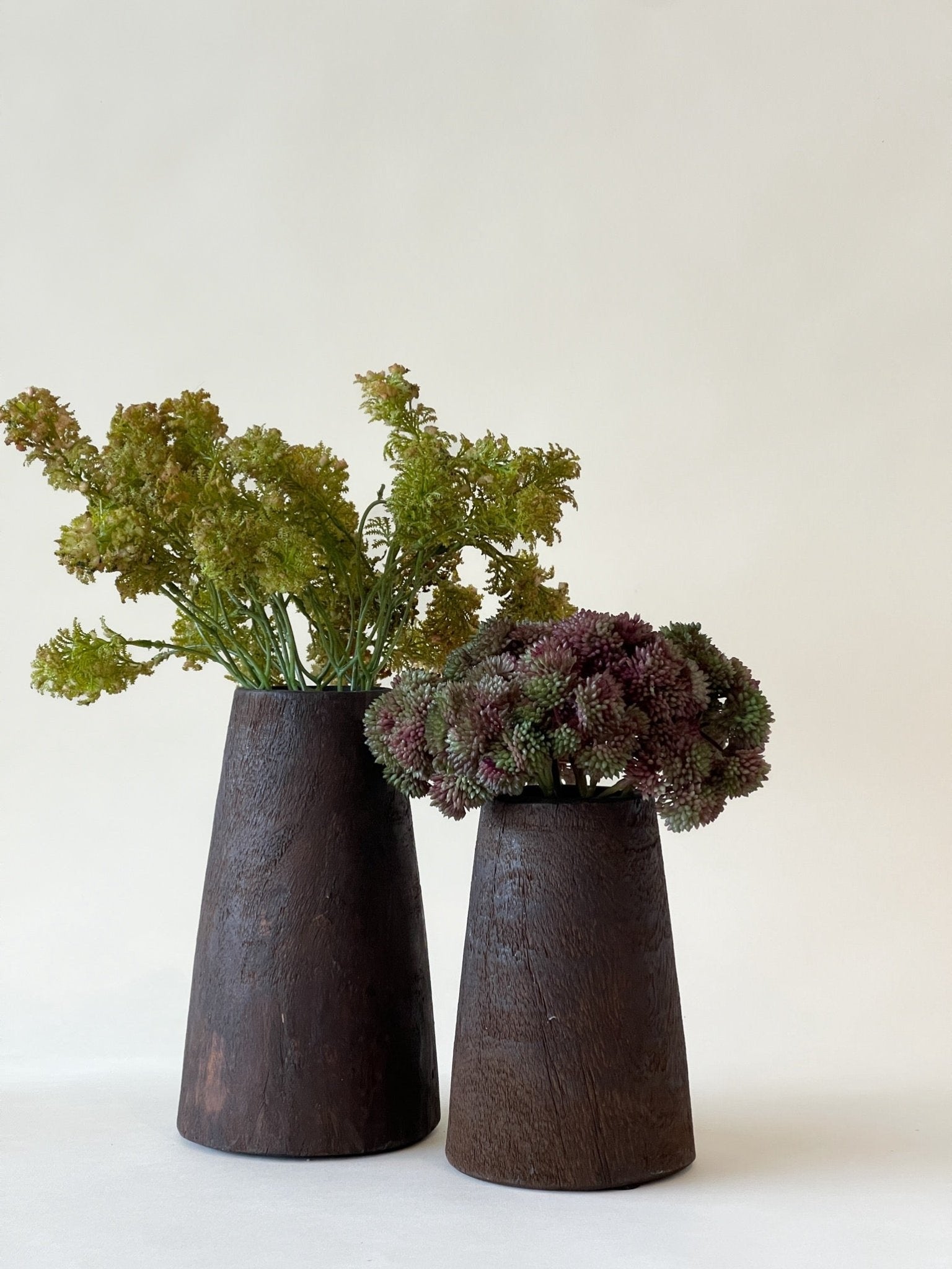 WOLLY Vase en bois - Maison Olive - Vases