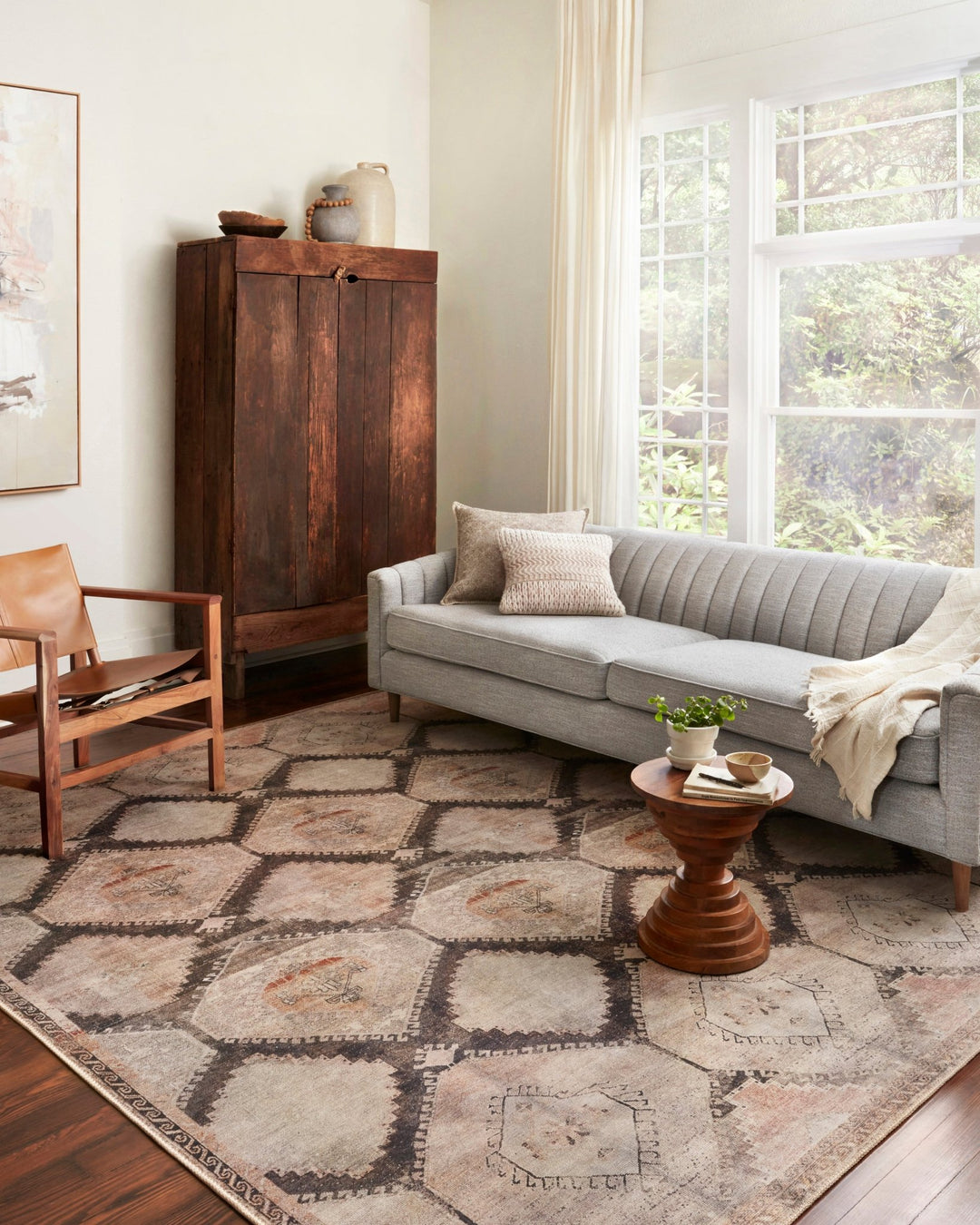 WYNTER Graphite / Blush Rug - Maison Olive - Tapis